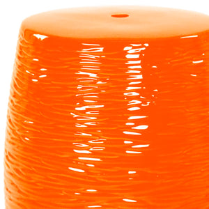 Garden Stool Orange JW004 Orange Zentique