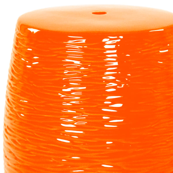 Garden Stool Orange JW004 Orange Zentique