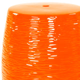 Garden Stool Orange JW004 Orange Zentique