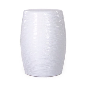 Garden Stool White JW004 White Zentique