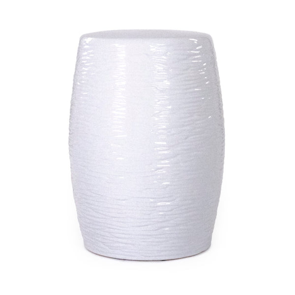 Garden Stool White JW004 White Zentique