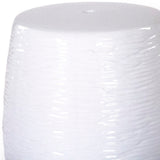 Garden Stool White JW004 White Zentique