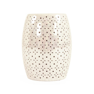 Lovell Garden Stool Grey Iridescent Grey JW150015 Grey Zentique