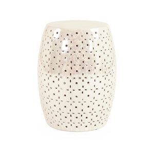 Lovell Garden Stool Grey Iridescent Grey JW150015 Grey Zentique