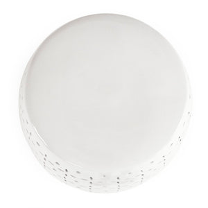 Lovell Garden Stool White White JW150015 White Zentique