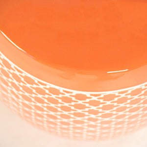 Gable Garden Stool Orange Orange JW160248 Orange Zentique
