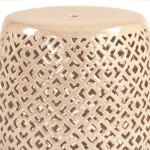 Lorin Garden Stool Grey Iridescent Grey JW161260 Grey Zentique