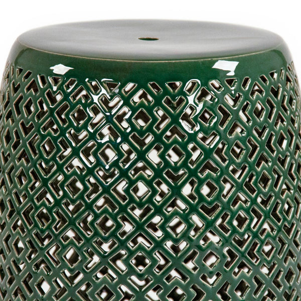 Lorin Garden Stool Teal Teal JW161260 Teal Zentique