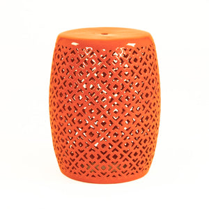 Lorin Garden Stool Orange Orange JW161260 Orange Zentique