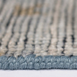 Amer Rugs Jwell Transitional Hand-knotted Area Rug With Elegant Turkish Motifs In Natural Wool For Any Space Water Blue Wool Jwl40912