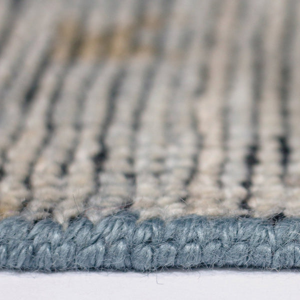 Amer Rugs Jwell Transitional Hand-knotted Area Rug With Elegant Turkish Motifs In Natural Wool For Any Space Water Blue Wool Jwl40912