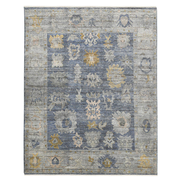 AMER Rugs Jwell Hand-knotted Wool Area Rug Oriental Bordered Design for Large Living Rooms JWL41014