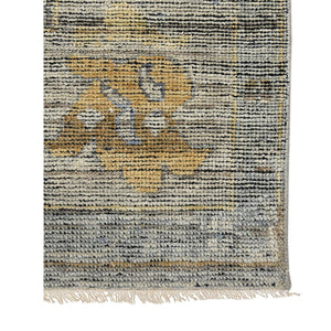 Amer Rugs Jwell Transitional Hand-knotted Area Rug With Elegant Turkish Motifs In Natural Wool For Any Space Gray Wool Jwl50203