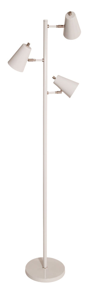 House Of Troy Kirby Led Adjustable Floor Lamp With Elegant Satin Nickel Accents For Modern Home Lighting Solutions Gray Metal K130-gr