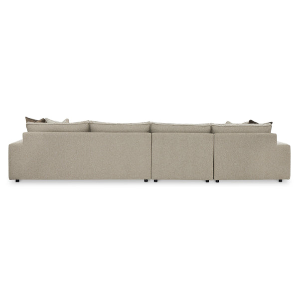 Bernhardt Nest Left Facing Sectional with Down Cushions and Track Arms