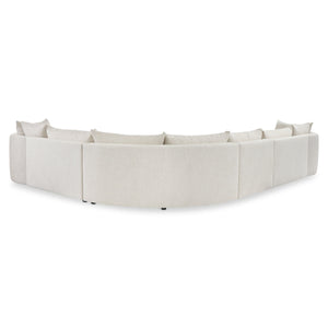 Bernhardt Ferris Modern Fabric Sectional with Swivel Chairs and Configurable Seating