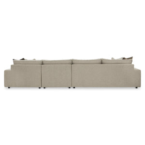 Bernhardt Nest Fabric Sectional with Down Cushions and Flanged Tailoring for Modern Living