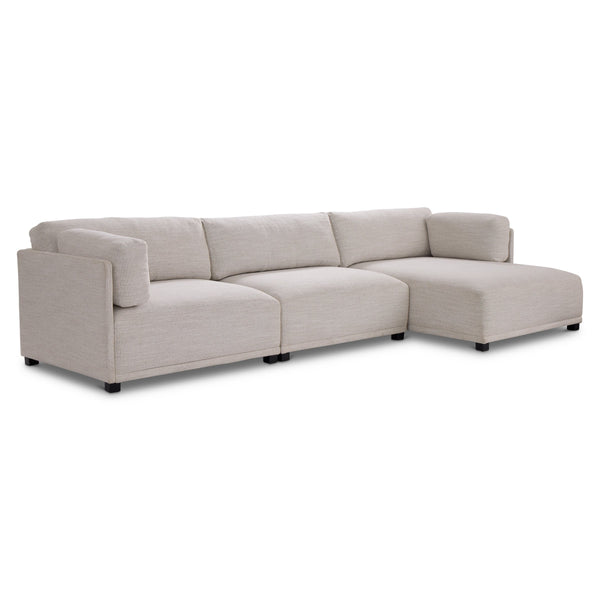 Bernhardt Bernhardt Parker Deep Seat Upholstered Fabric Sectional with Plush Cushions for Modern Living Right Facing K2598