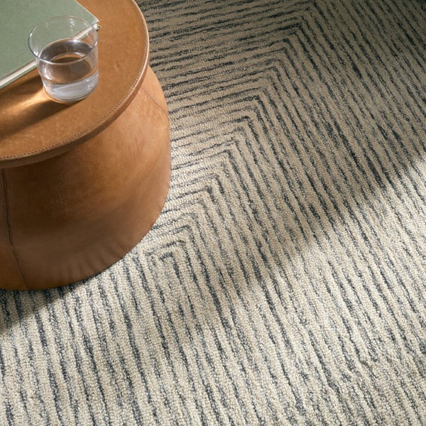 Jaipur Living Jaipur Knox Tufted Wool Area Rug 12'X15' — Handcrafted Tan/Beige Modern Geometric Lines & Texture RUG166134