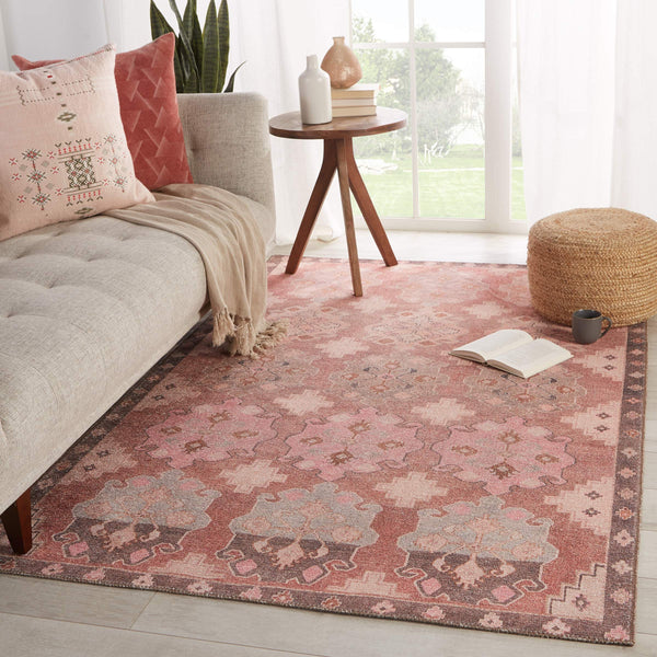 Jaipur Living Vibe by Jaipur Living Kairos Turkish Medallion Polyester Area Rug Vintage Warmth RUG146954