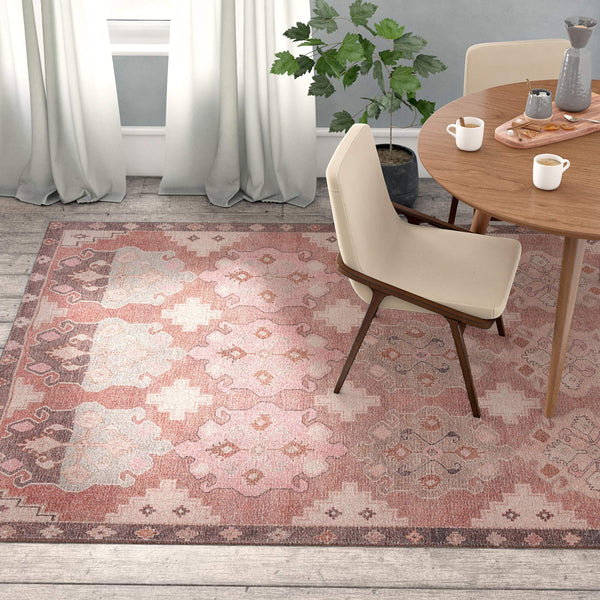 Jaipur Living Vibe by Jaipur Living Kairos Turkish Medallion Polyester Area Rug Vintage Warmth RUG146954