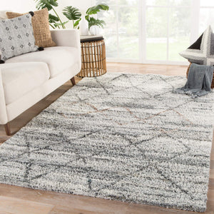 Jaipur Living Jaipur Living Kenzi Hand-knotted Trellis Plush Polyester Rug for Bedroom 5'X8' RUG142526