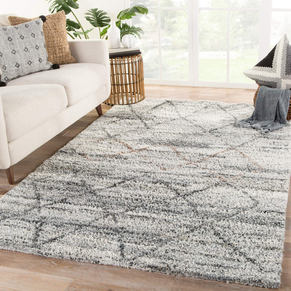 Jaipur Living Jaipur Living Kenzi Hand-knotted Trellis Plush Polyester Rug for Bedroom 5'X8' RUG142526