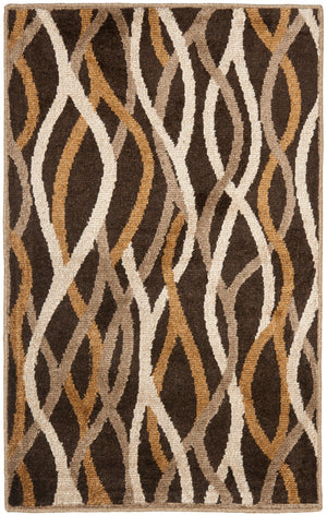 Safavieh Kashmir Elegant Area Rug - Luxurious Power-loomed Design With Warm Earthy Hues For Timeless Style Brown ,Multi 90% Polyester And 10% Cotton Kas117a-3