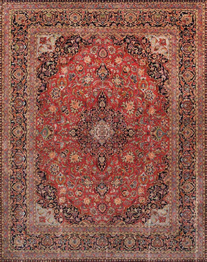 Pasargad Home Azerbaijan Collection Hand-knotted Lamb's Wool Area Rug For Elegant Home Décor   Pl 5x7