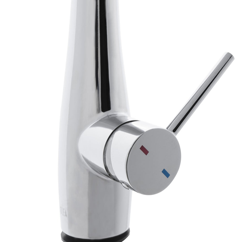 Safavieh RHAPSODY Single Control Pull-Down Kitchen Faucet in Polished Chrome for Modern Elegance & Functionality KCF2562C