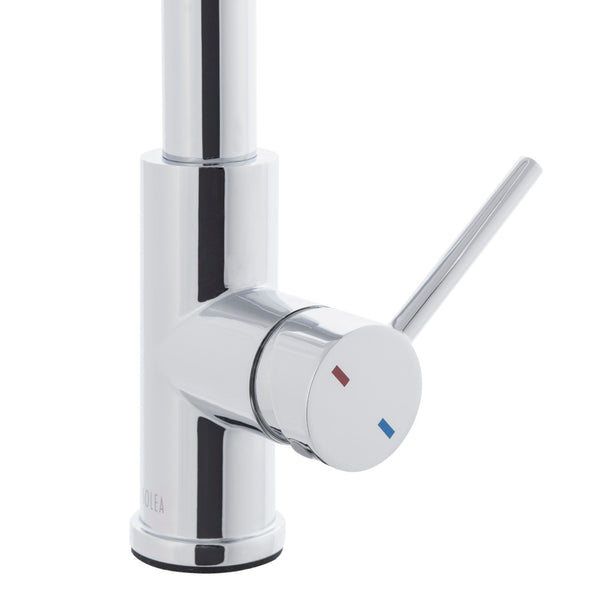 Safavieh ENCHANT Modern Single Control Pull-Down Kitchen Faucet in Chrome – Stylish, Durable & Versatile KCF2564C
