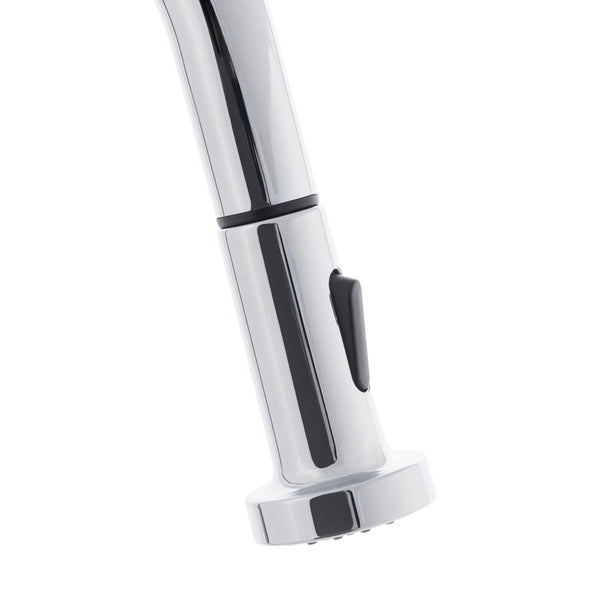 Safavieh ENCHANT Modern Single Control Pull-Down Kitchen Faucet in Chrome – Stylish, Durable & Versatile KCF2564C
