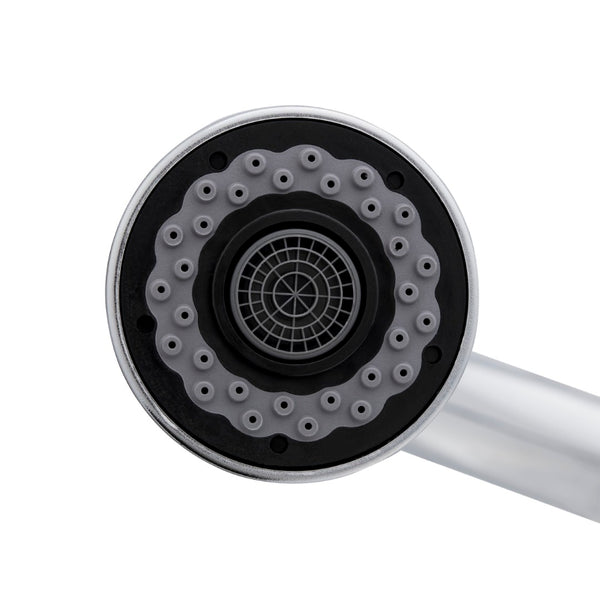 Safavieh PROSPER Single Control Pull-Down Kitchen Faucet in Polished Chrome - Modern Design & Easy Installation KCF2566C
