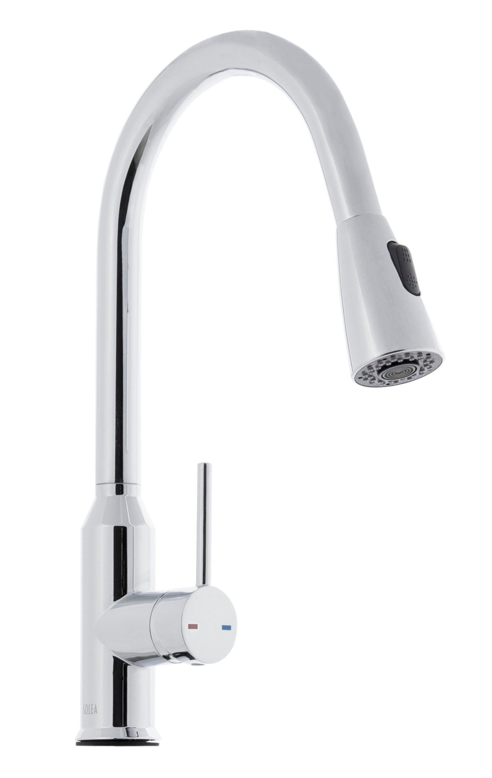 Safavieh PROSPER Single Control Pull-Down Kitchen Faucet in Polished Chrome - Modern Design & Easy Installation KCF2566C