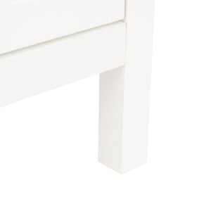 Safavieh Locklyn Versatile Kitchen Cart With Storage Drawers, Open Shelves, And Classic Farmhouse Style White / Natural KCH8703B