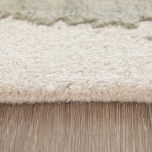Feizy Rugs Kendall Hand-Tufted Abstract Area Rug with Cut and Loop Pile for Modern Living 5' x 8' KDL8A62FBLUGRYE10