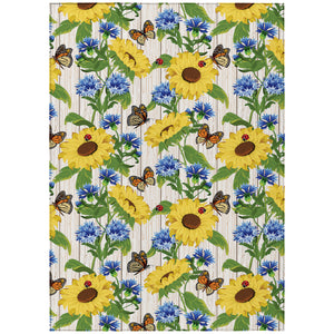 Dalyn Rugs Kendall KE16 Machine Made 100% Polyester Kitchen Rug Putty 9' x 12' KE16PU9X12