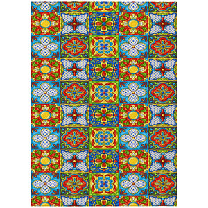 Dalyn Rugs Kendall KE20 Machine Made 100% Polyester Kitchen Rug Multi 9' x 12' KE20MU9X12