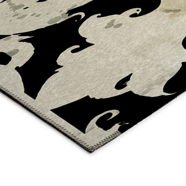 Dalyn Rugs Kendall KE3 Machine Made 100% Polyester Kitchen Rug Khaki 9' x 12' KE3KH9X12