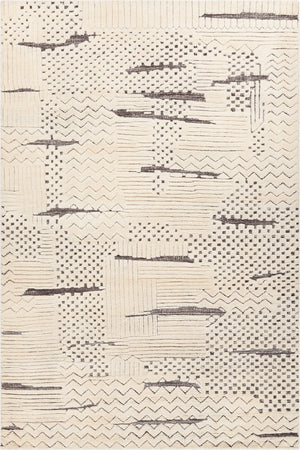 Chandra Rugs Hand Knotted Premium Wool Rug - Elevate Your Space With Artisanal Craftsmanship And Luxurious Comfort Ivory Wool Kee57001-79106