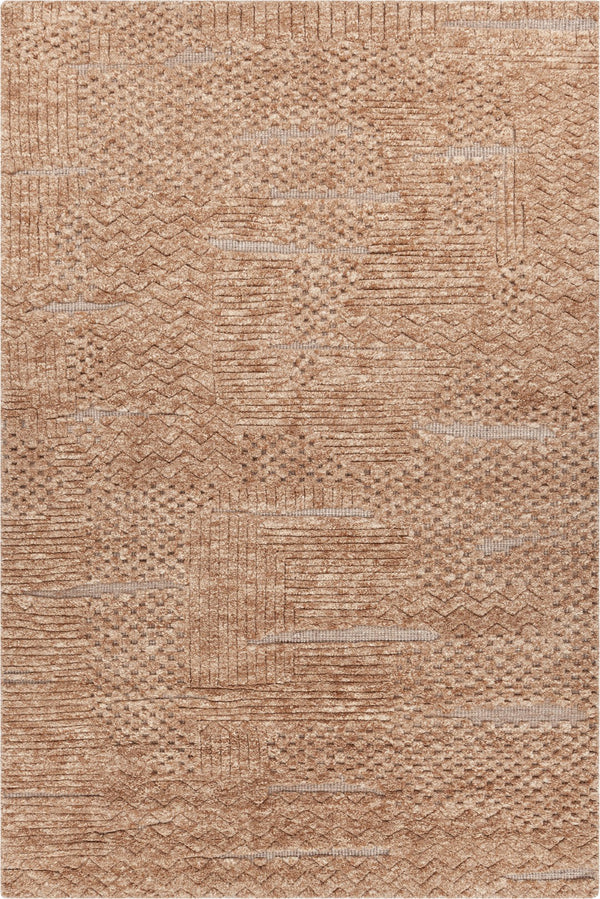 Chandra Rugs Hand-knotted Contemporary Rug - Luxurious Wool Design, Stunning Patterns For Elegant Home Decor Rust Wool Kee57002-576