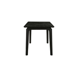 Lh Imports Kenzo Dining Table – Solid Acacia Wood With Retro Angled Legs, Perfect For Family Gatherings Black Full Porduct In Mango Wood Ken011-blk