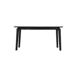 Lh Imports Kenzo Dining Table – Solid Acacia Wood With Retro Angled Legs, Perfect For Family Gatherings Black Full Porduct In Mango Wood Ken011-blk
