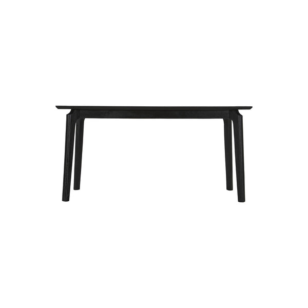 Lh Imports Kenzo Dining Table – Solid Acacia Wood With Retro Angled Legs, Perfect For Family Gatherings Black Full Porduct In Mango Wood Ken011-blk