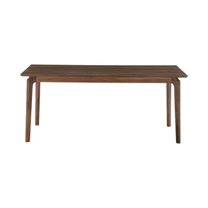 Lh Imports Kenzo Dining Table – Solid Acacia Wood With Retro Angled Legs, Perfect For Family Gatherings Brown Full Product In Acacia Wood Ken011-brn