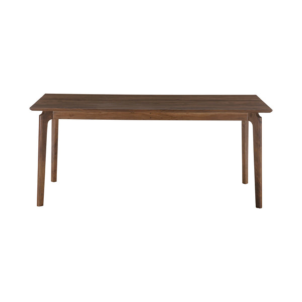 Lh Imports Kenzo Dining Table – Solid Acacia Wood With Retro Angled Legs, Perfect For Family Gatherings Brown Full Product In Acacia Wood Ken011-brn