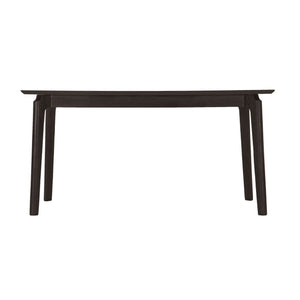 Lh Imports Kenzo Dining Table – Stylish Solid Acacia Wood With Retro Angled Legs, Perfect For Four Guests Black Mango Ken012-blk