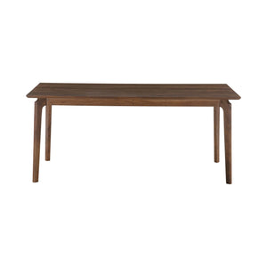 Lh Imports Kenzo Dining Table – Stylish Solid Acacia Wood With Retro Angled Legs, Perfect For Four Guests Brown Acacia Ken012-brn
