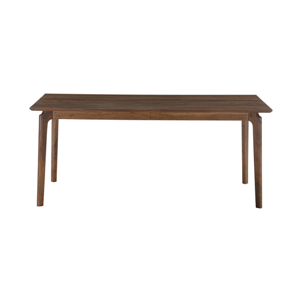 Lh Imports Kenzo Dining Table – Stylish Solid Acacia Wood With Retro Angled Legs, Perfect For Four Guests Brown Acacia Ken012-brn