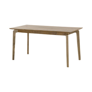 Lh Imports Kenzo Dining Table – Stylish Solid Acacia Wood With Retro Angled Legs, Perfect For Four Guests Brown Mango Ken012-ntr
